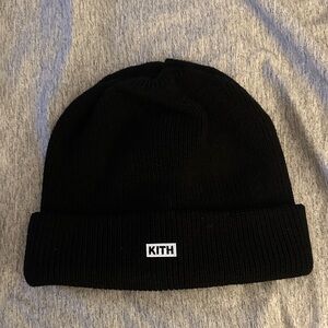 Kith Classic Black Knit Beanie